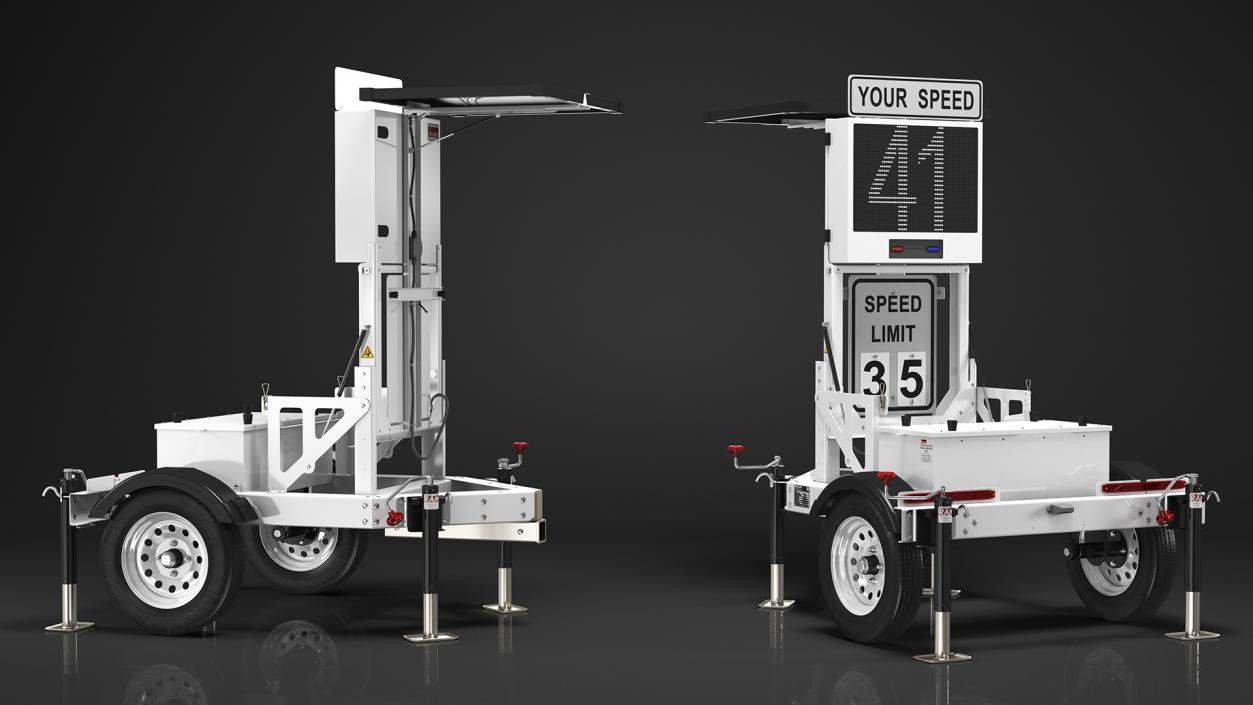 3D Decatur Speed Radar Trailer 300MX model