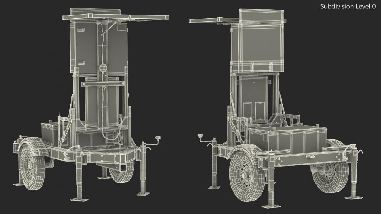 3D Decatur Speed Radar Trailer 300MX model