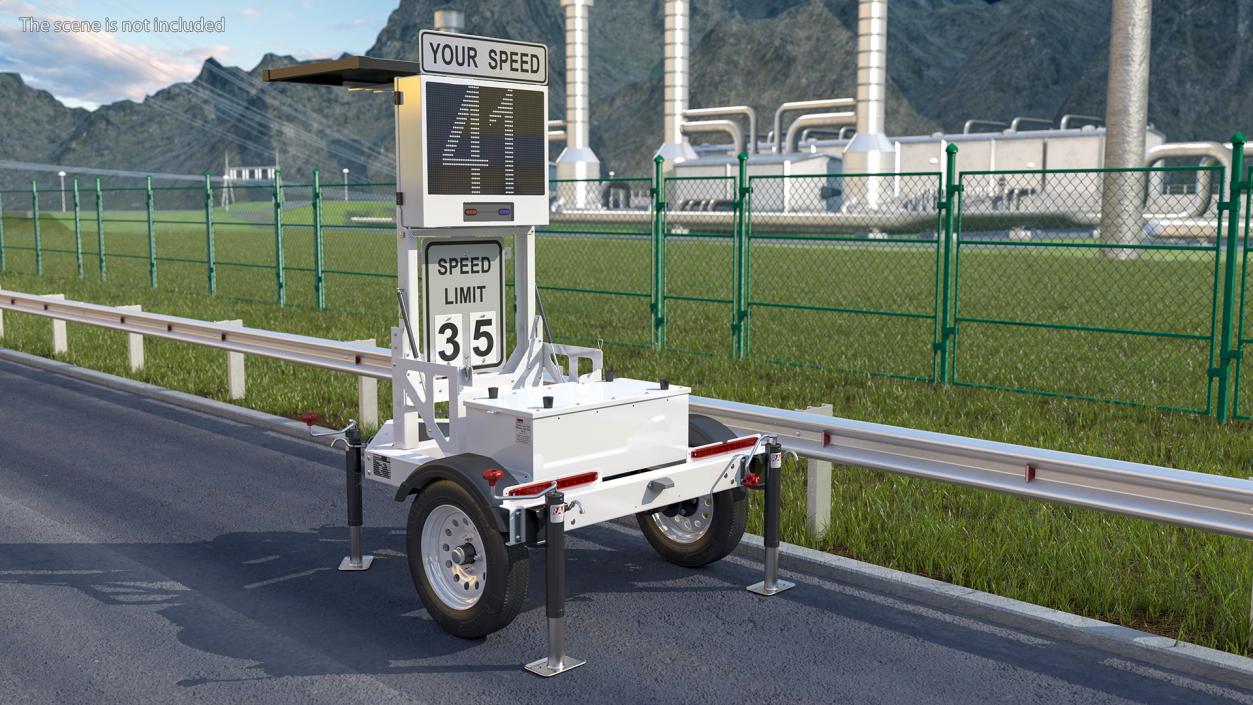 3D Decatur Speed Radar Trailer 300MX model