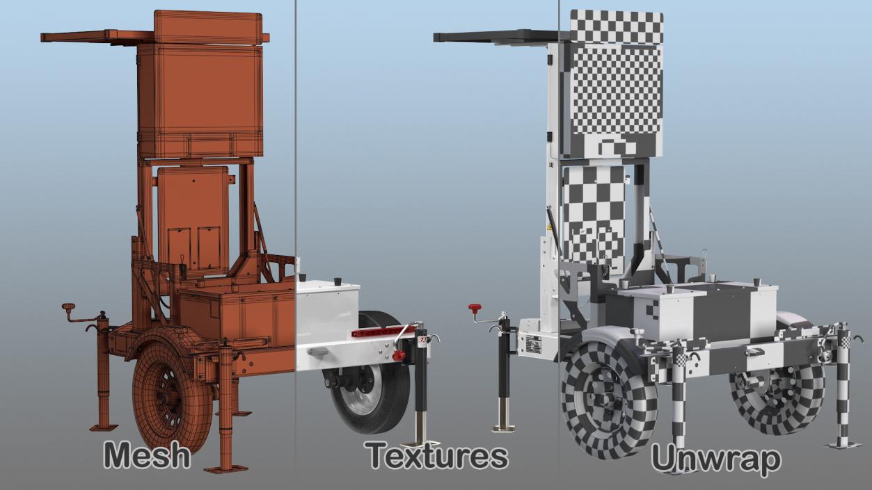 3D Decatur Speed Radar Trailer 300MX model