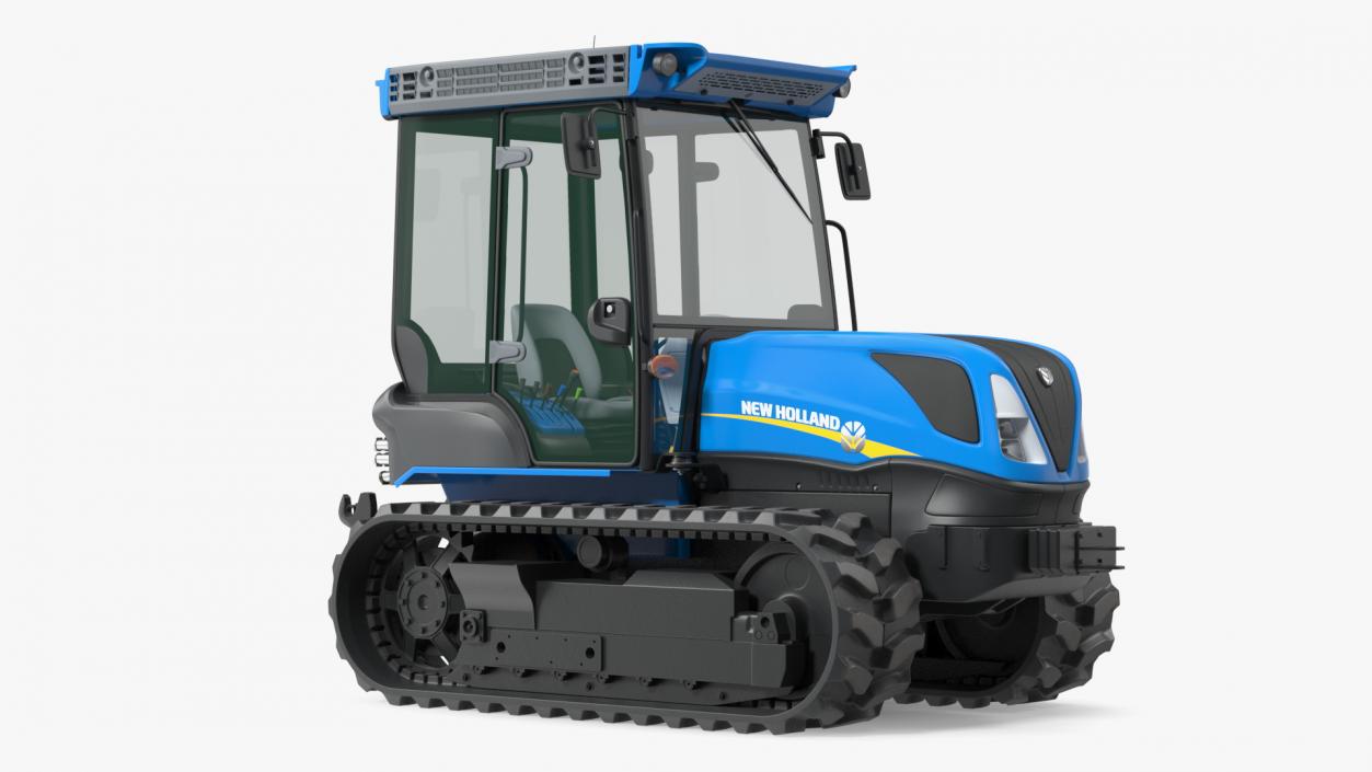 3D New Holland TK4 Crawler Cabin New model