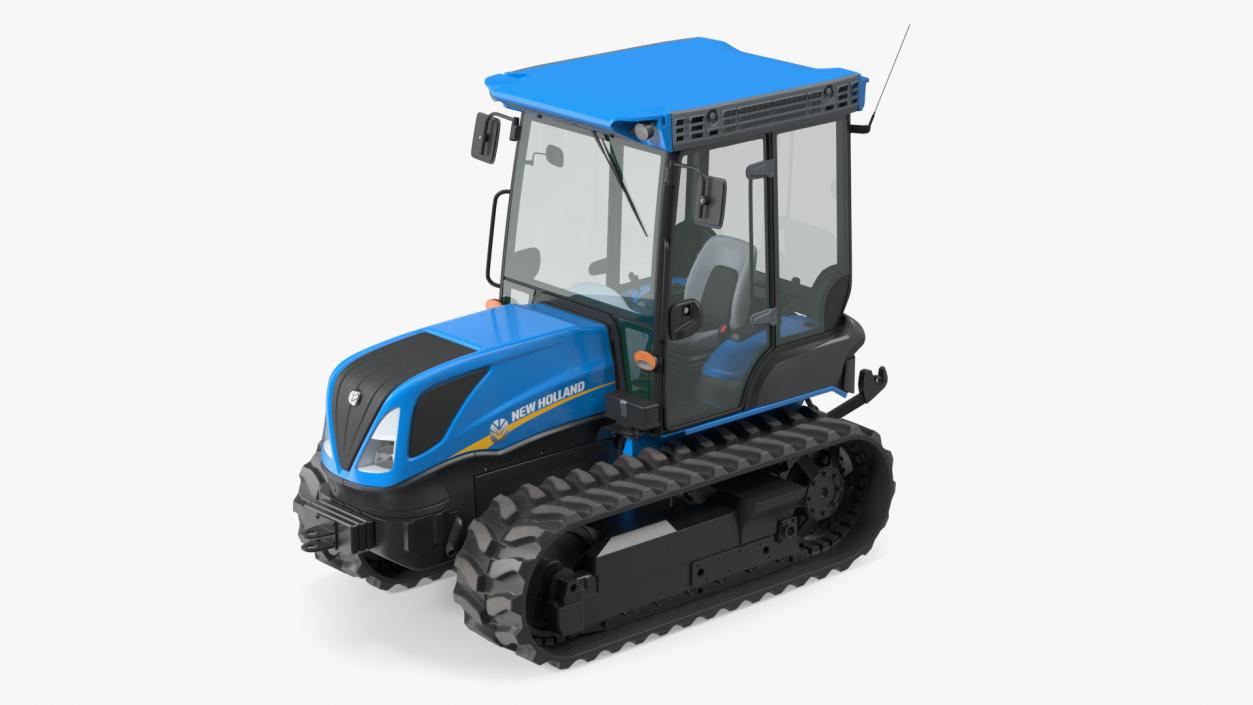 3D New Holland TK4 Crawler Cabin New model