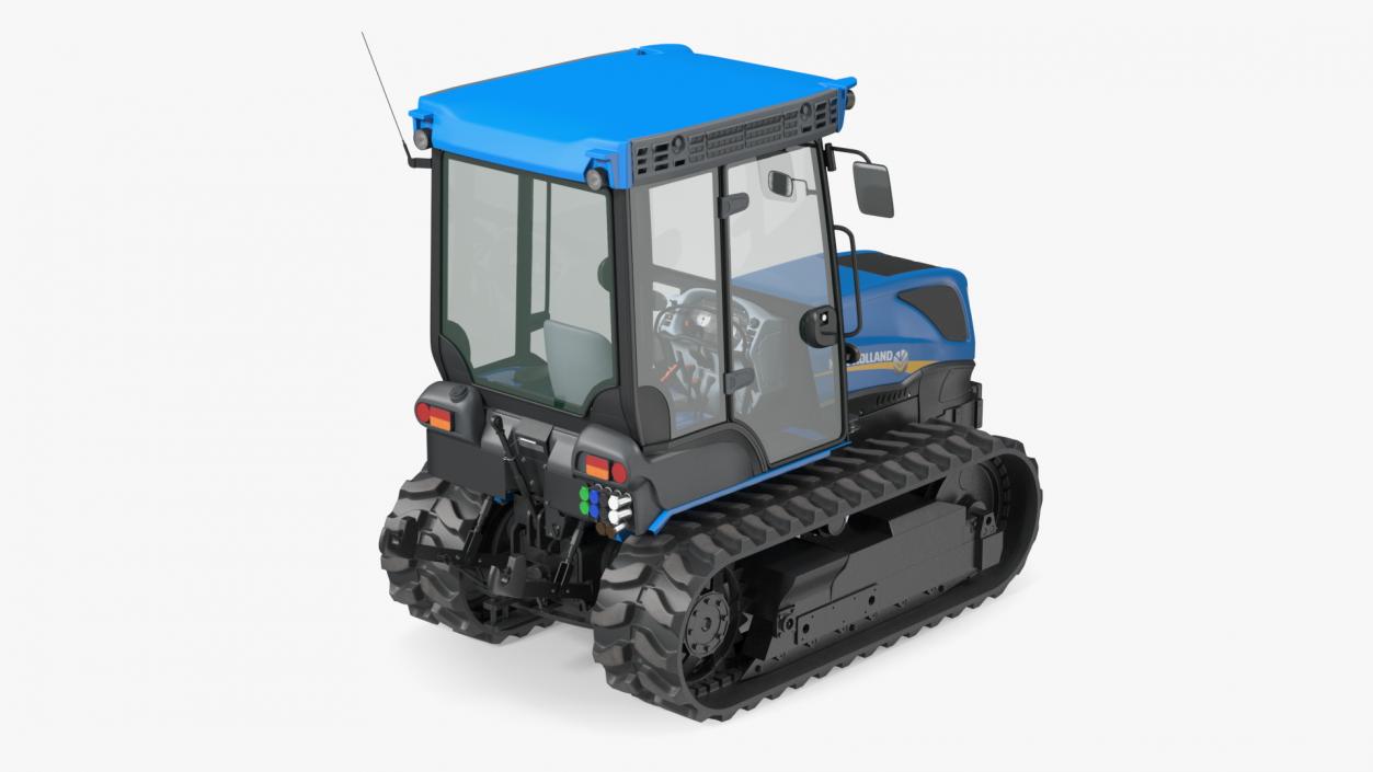 3D New Holland TK4 Crawler Cabin New model