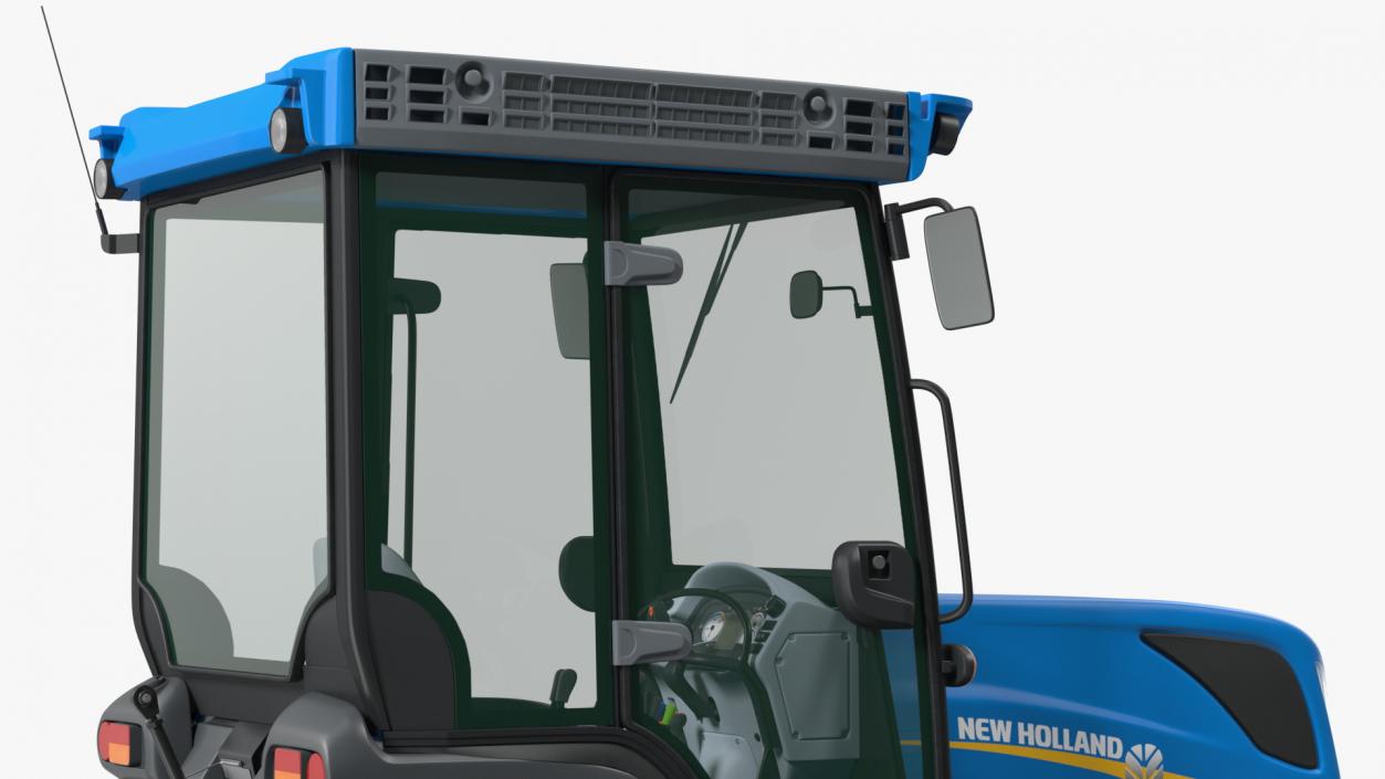 3D New Holland TK4 Crawler Cabin New model