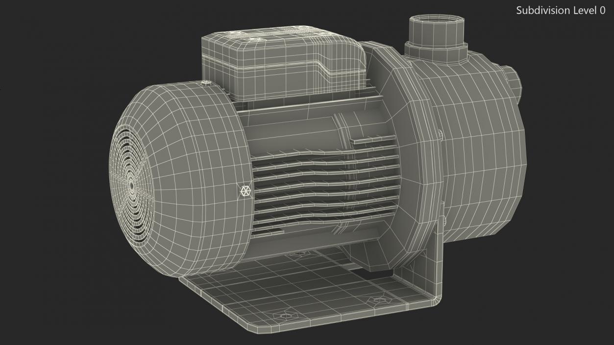 Centrifugal Water Pump 3D