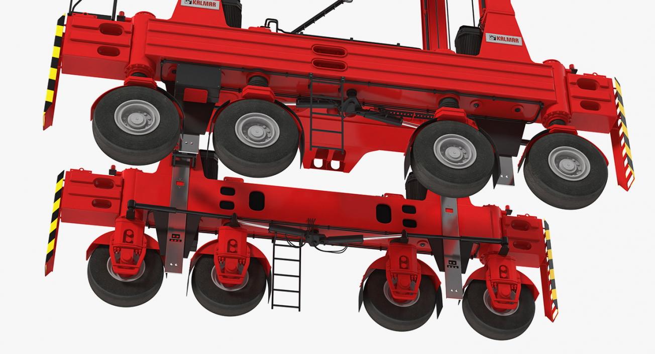 Kalmar Hybrid Straddle Carrier Rigged 3D