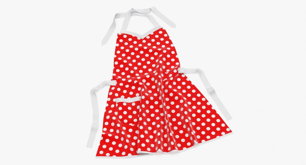 3D Vintage Kitchen Apron