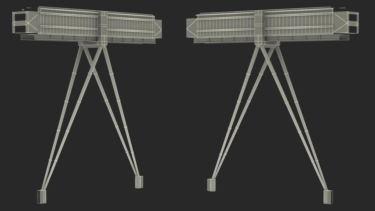 3D model Petronas Towers Skybridge