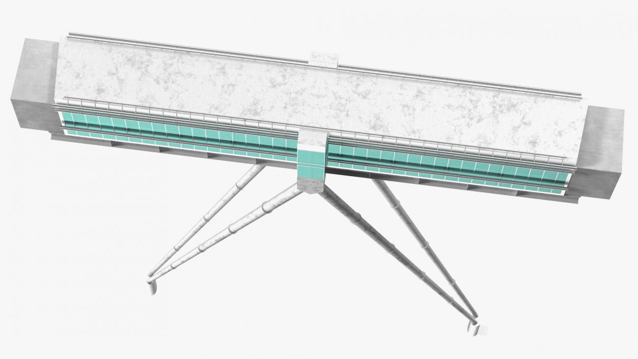 3D model Petronas Towers Skybridge