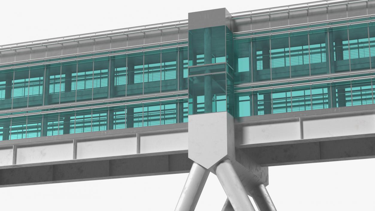 3D model Petronas Towers Skybridge