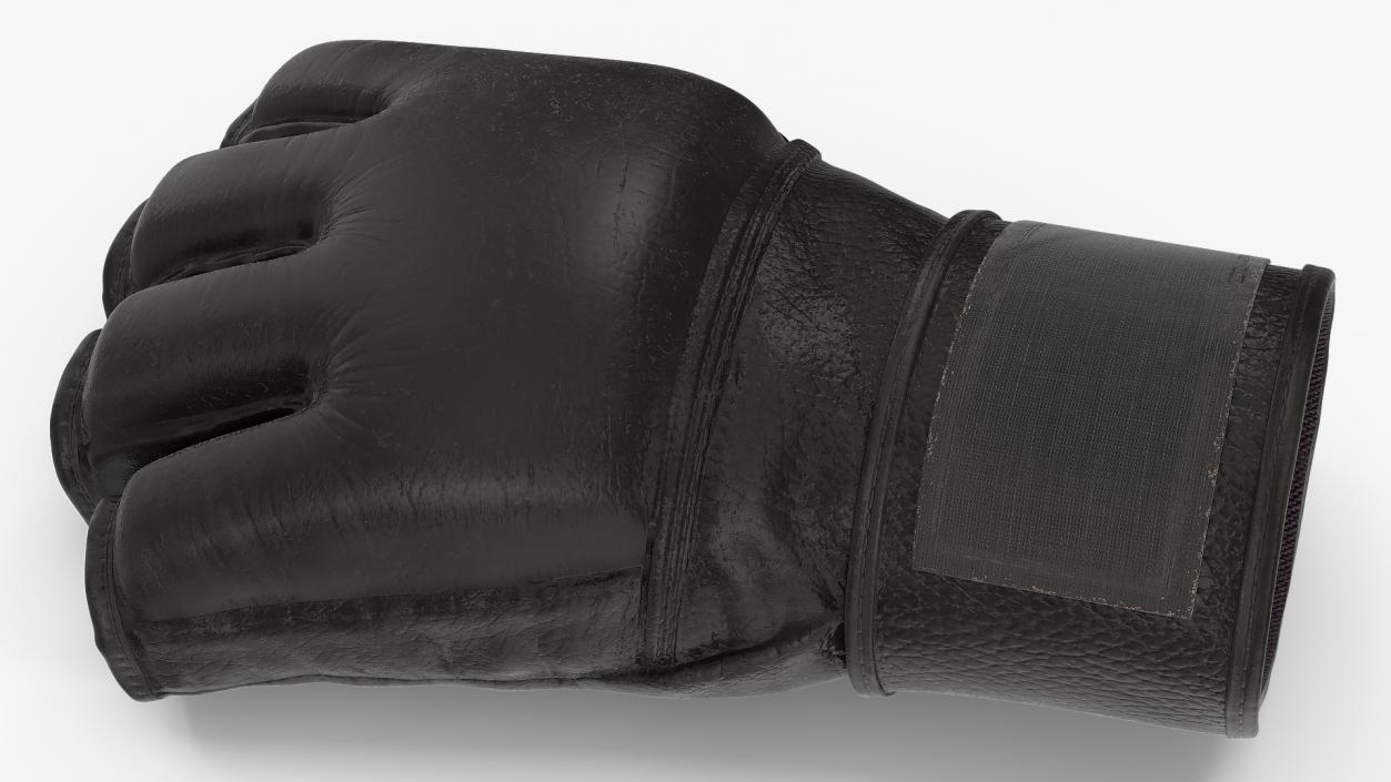 3D model Leather Fight Gloves