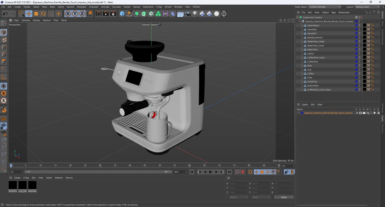 Espresso Machine Breville Barista Touch Impress 3D