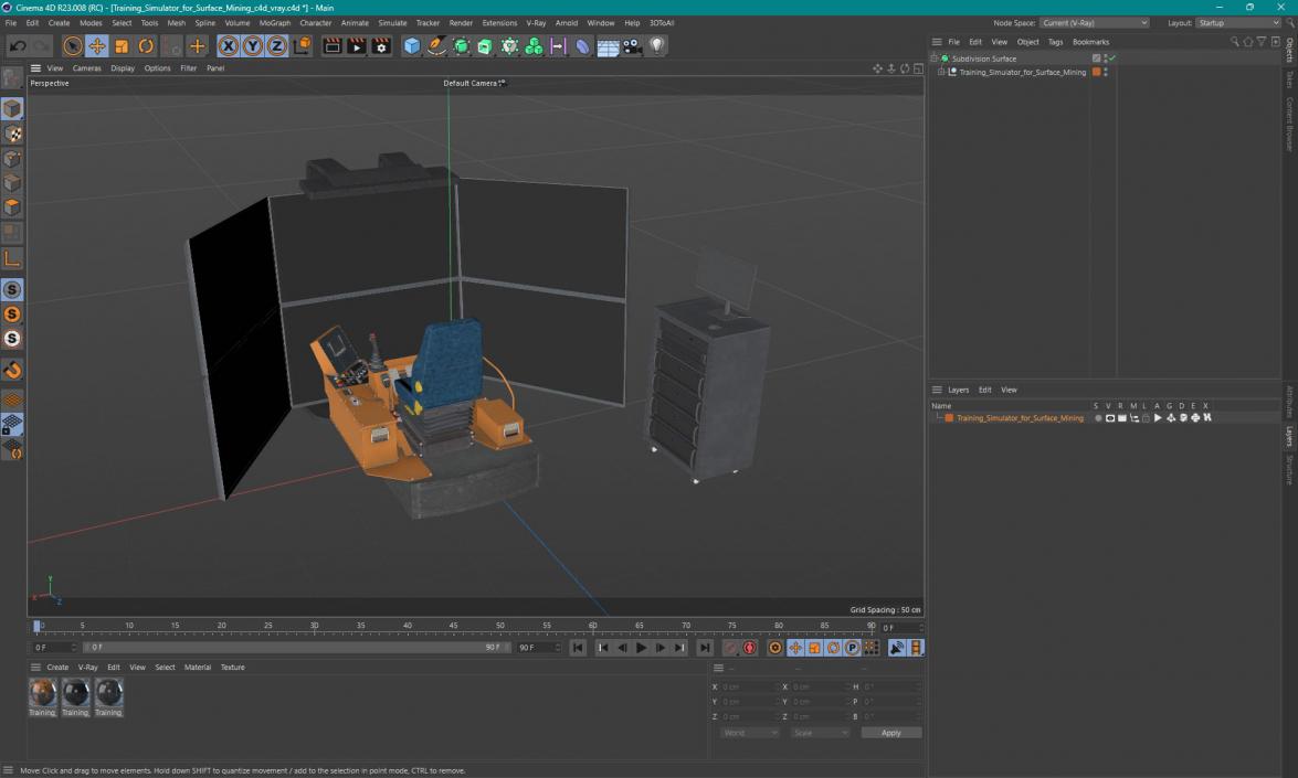 Training Simulator for Surface Mining 3D