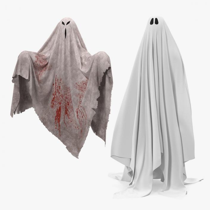 3D Ghosts Bedsheet Collection