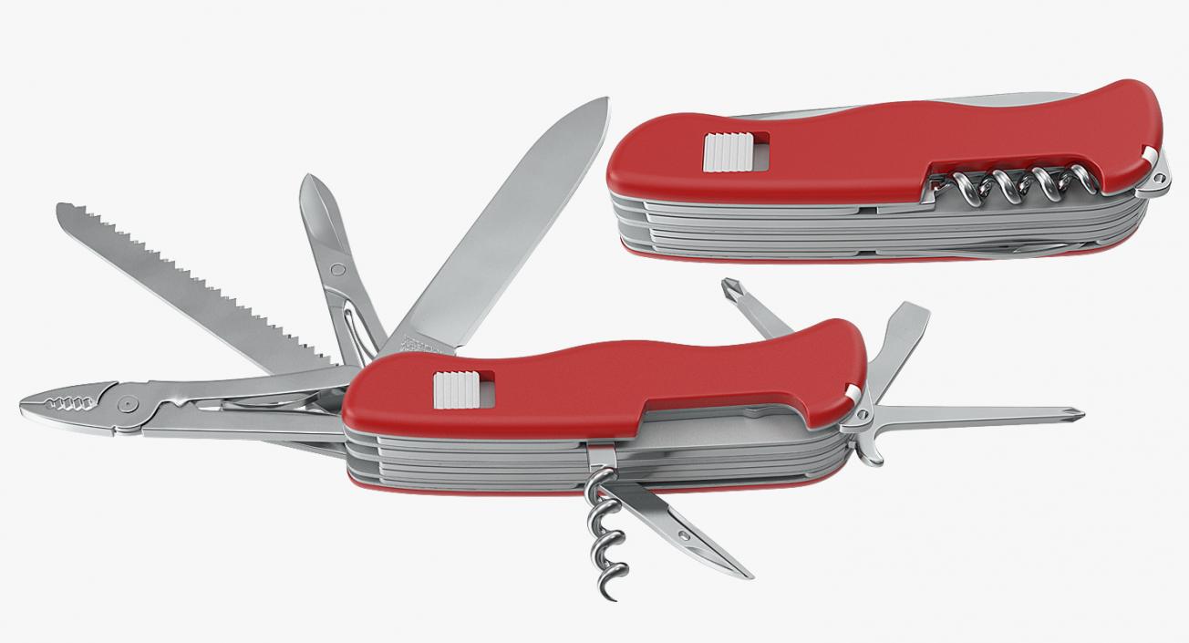 3D Swiss Army Classic Pen Knife model