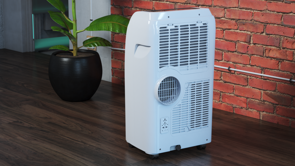 3D model Floor Portable Air Conditioner