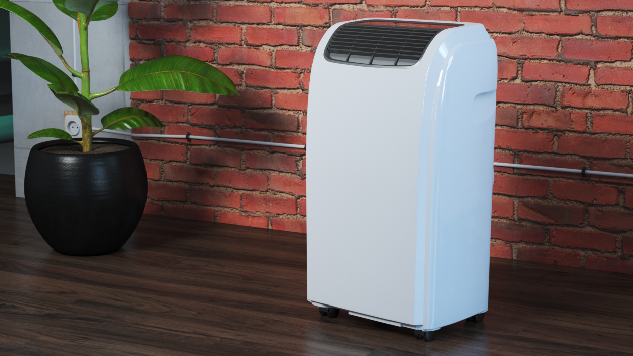 3D model Floor Portable Air Conditioner