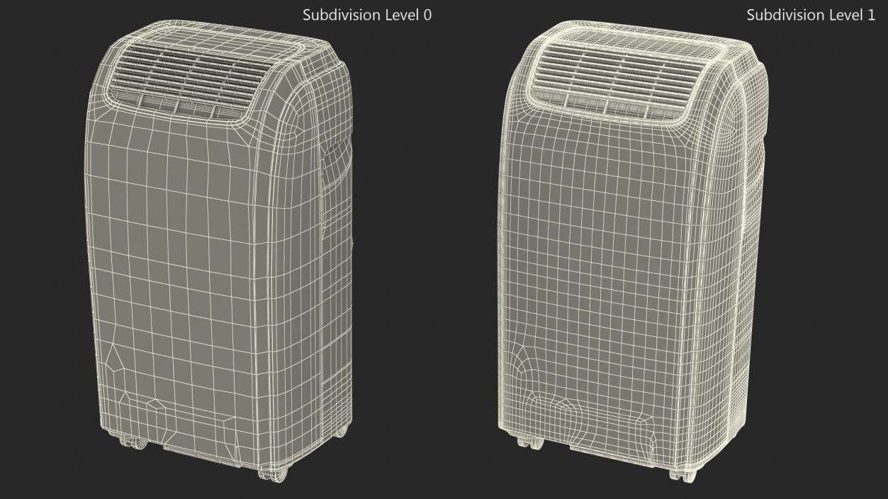 3D model Floor Portable Air Conditioner