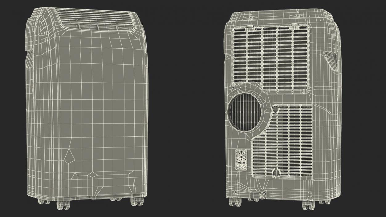 3D model Floor Portable Air Conditioner