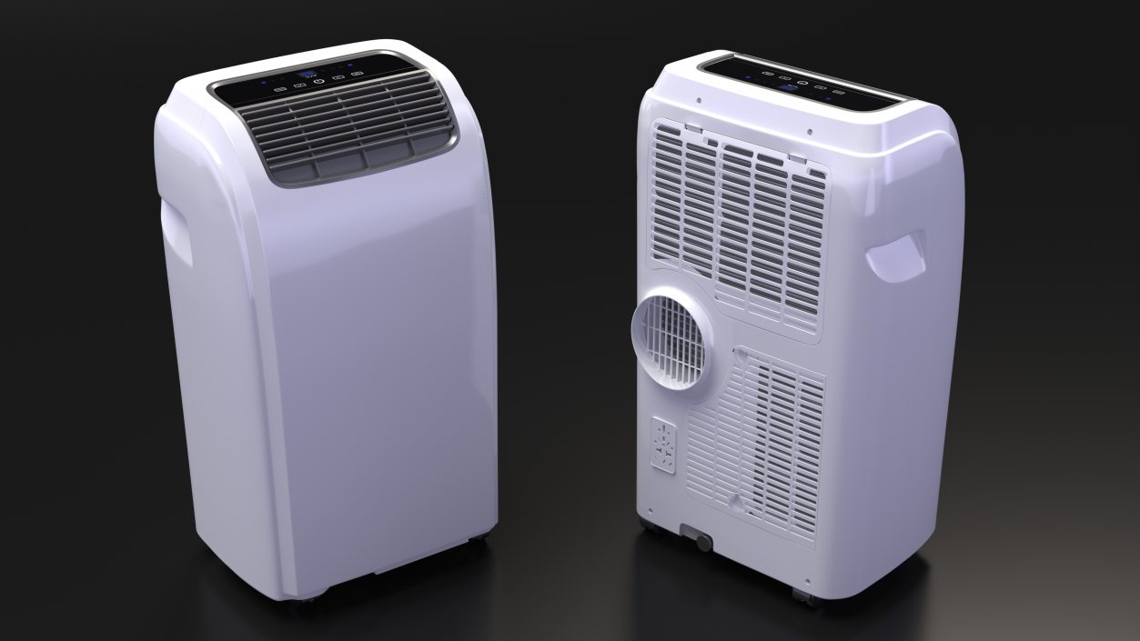 3D model Floor Portable Air Conditioner