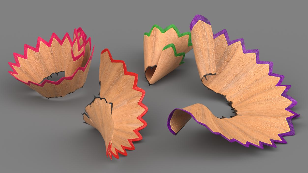 3D Pencil Shavings(1) model