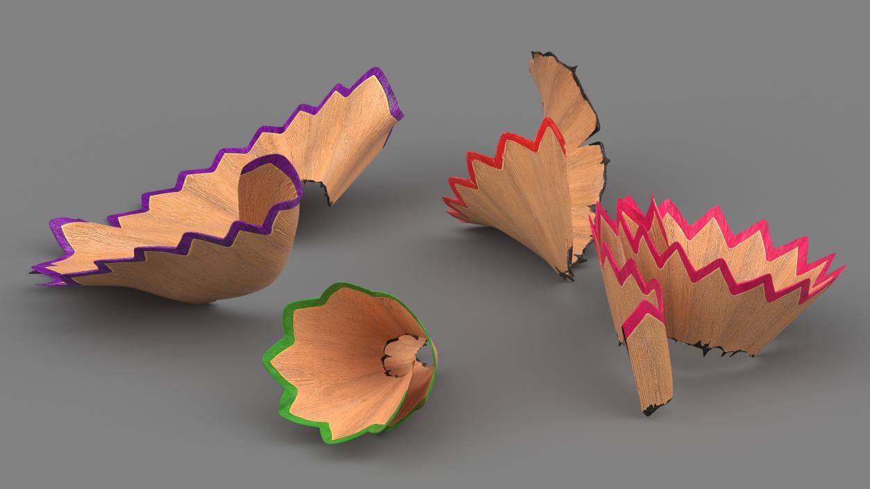 3D Pencil Shavings(1) model