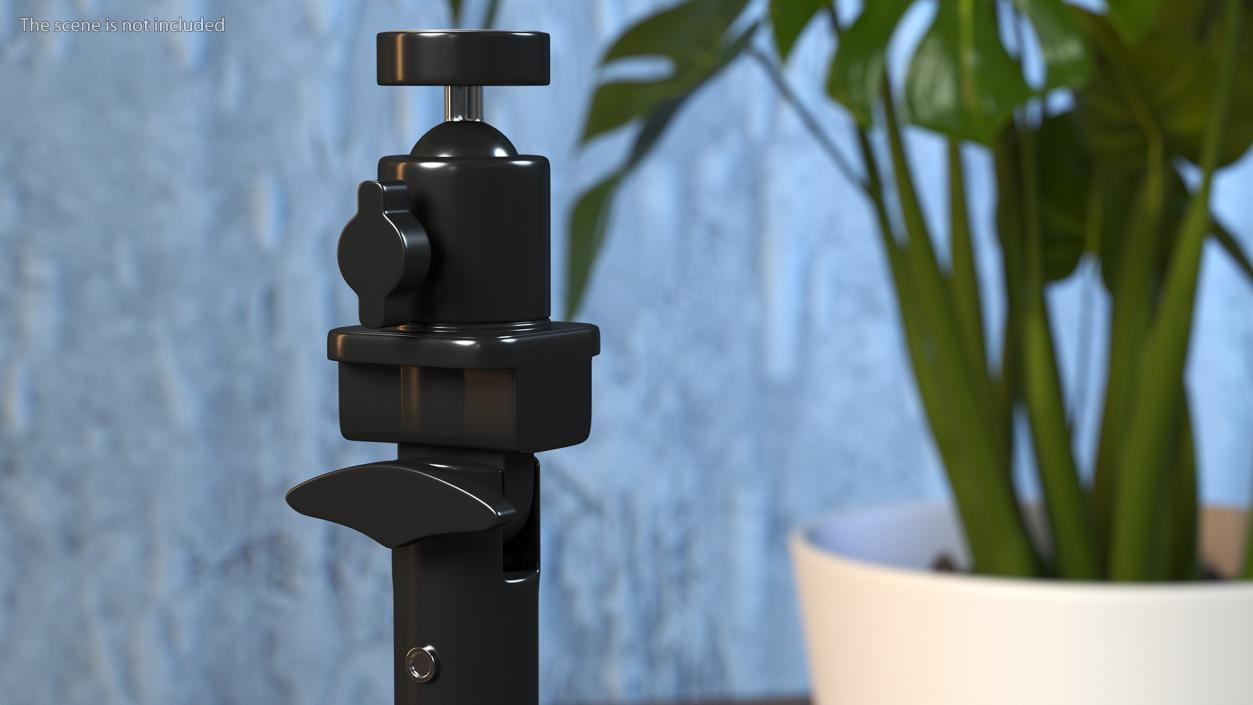 3D model Tall Tripod Stand with Phone Holder