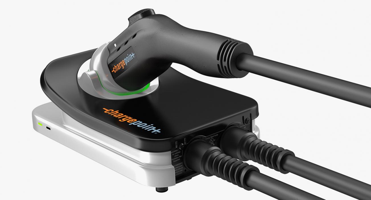 3D ChargePoint Electric Car Charging Plug model