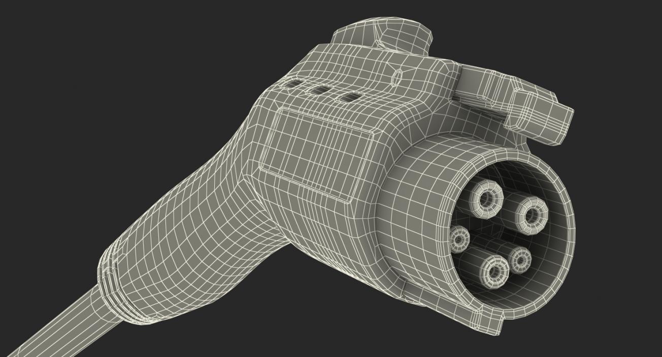 3D ChargePoint Electric Car Charging Plug model