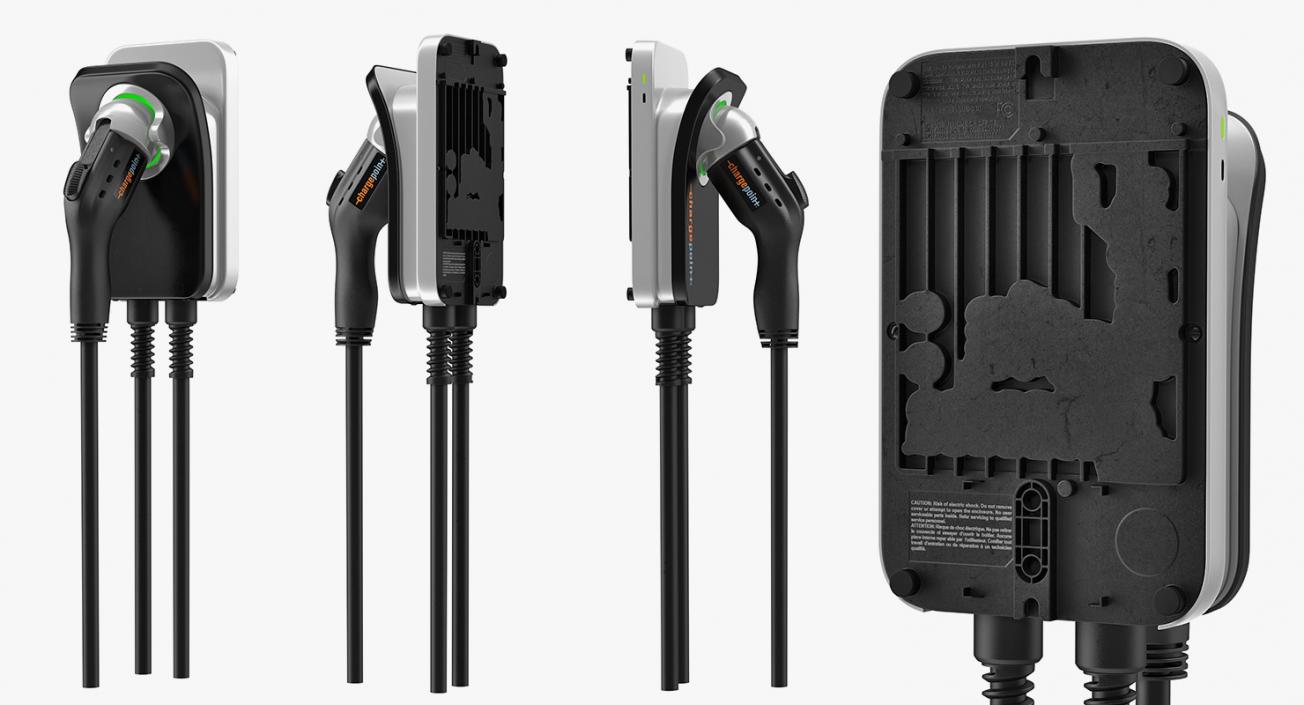 3D ChargePoint Electric Car Charging Plug model