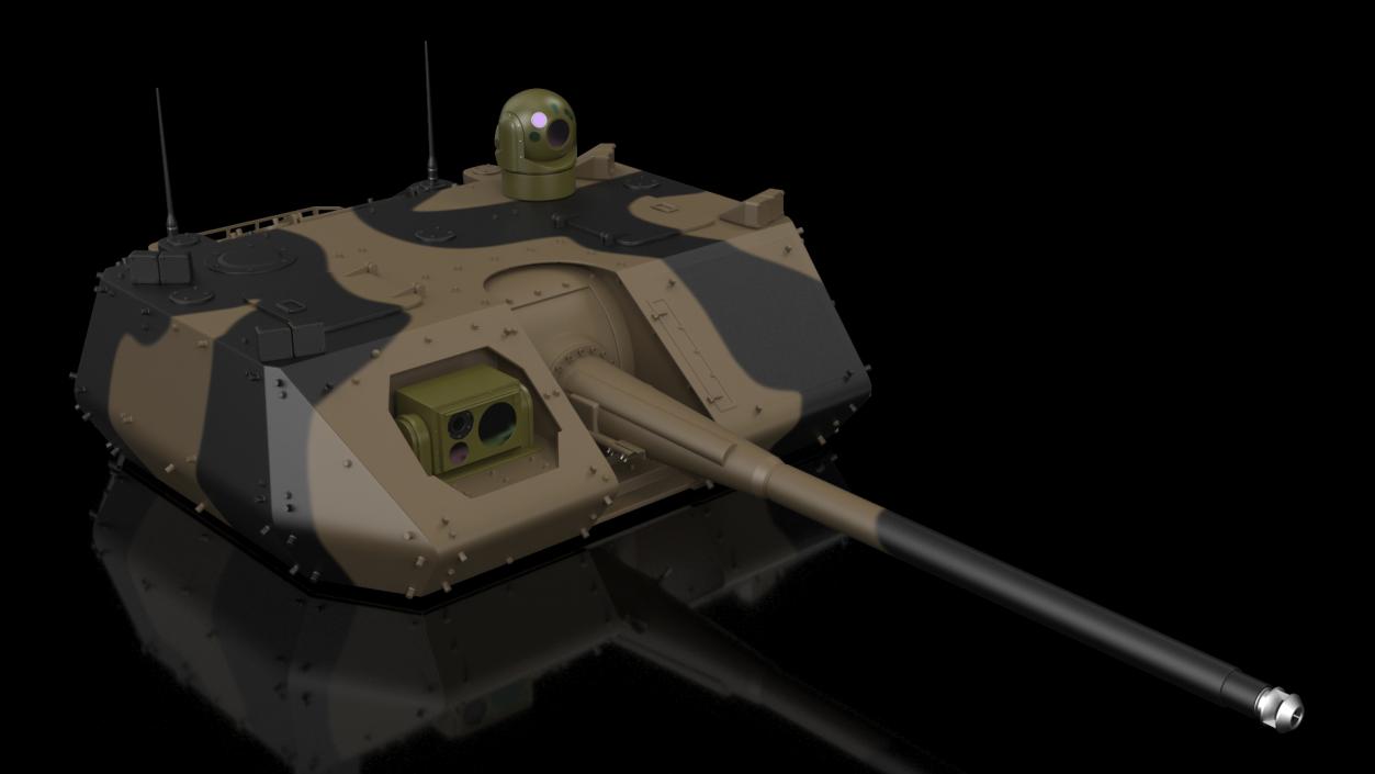 Tank Turret Camouflage 3D