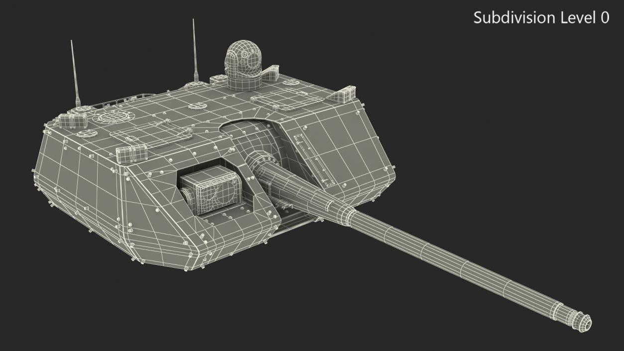 Tank Turret Camouflage 3D