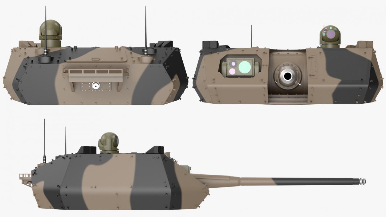 Tank Turret Camouflage 3D