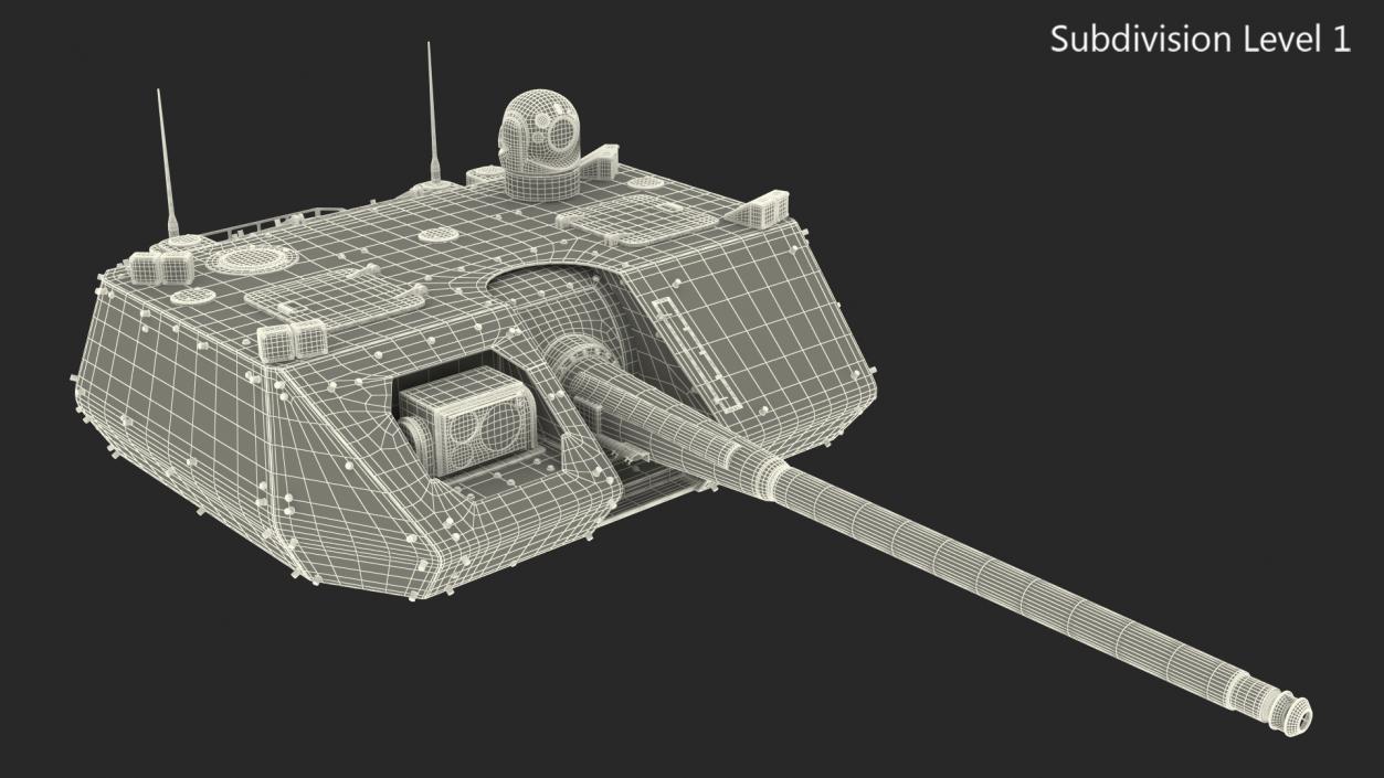 Tank Turret Camouflage 3D