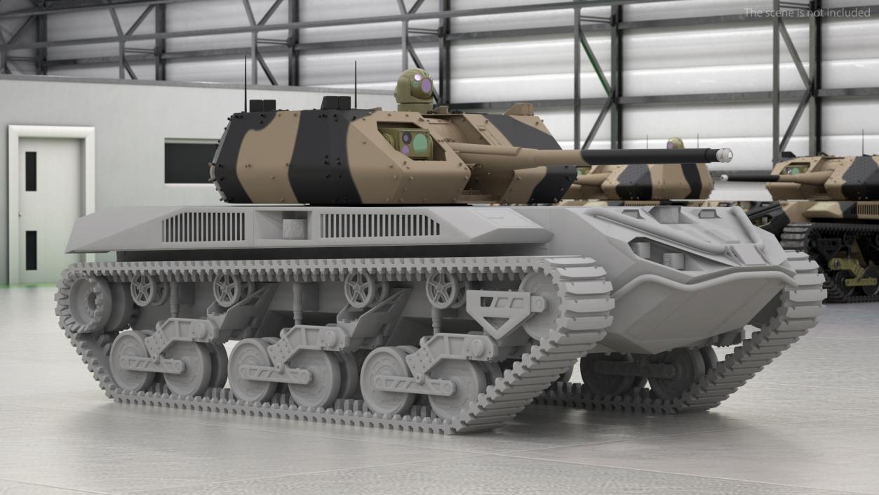 Tank Turret Camouflage 3D