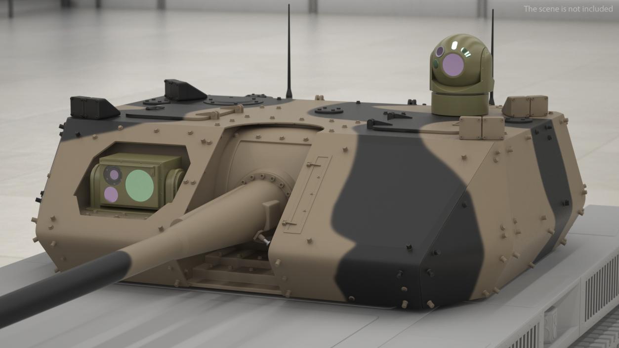 Tank Turret Camouflage 3D