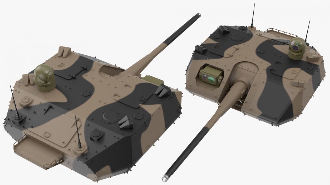 Tank Turret Camouflage 3D