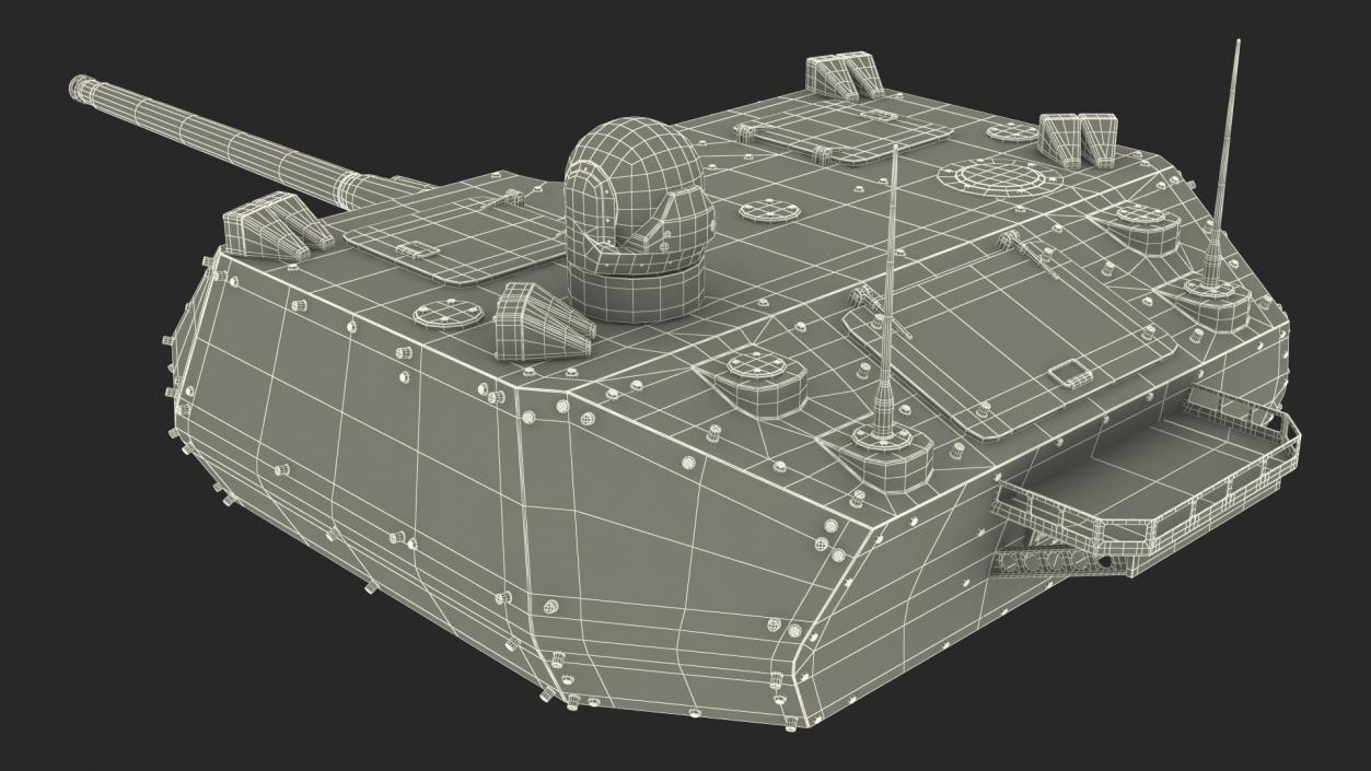 Tank Turret Camouflage 3D