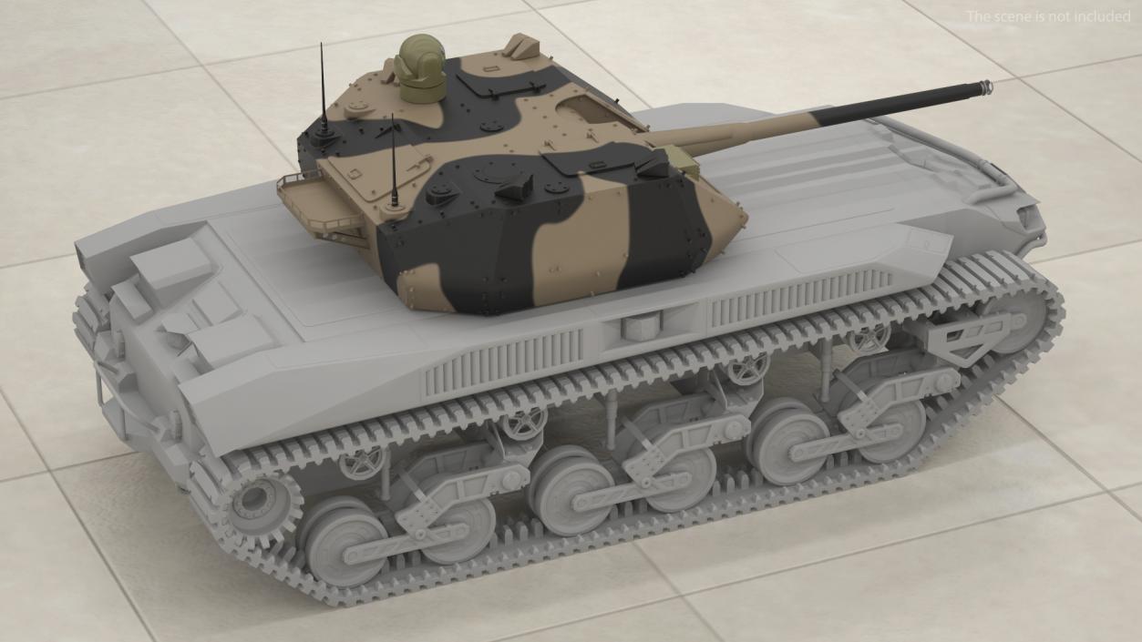 Tank Turret Camouflage 3D