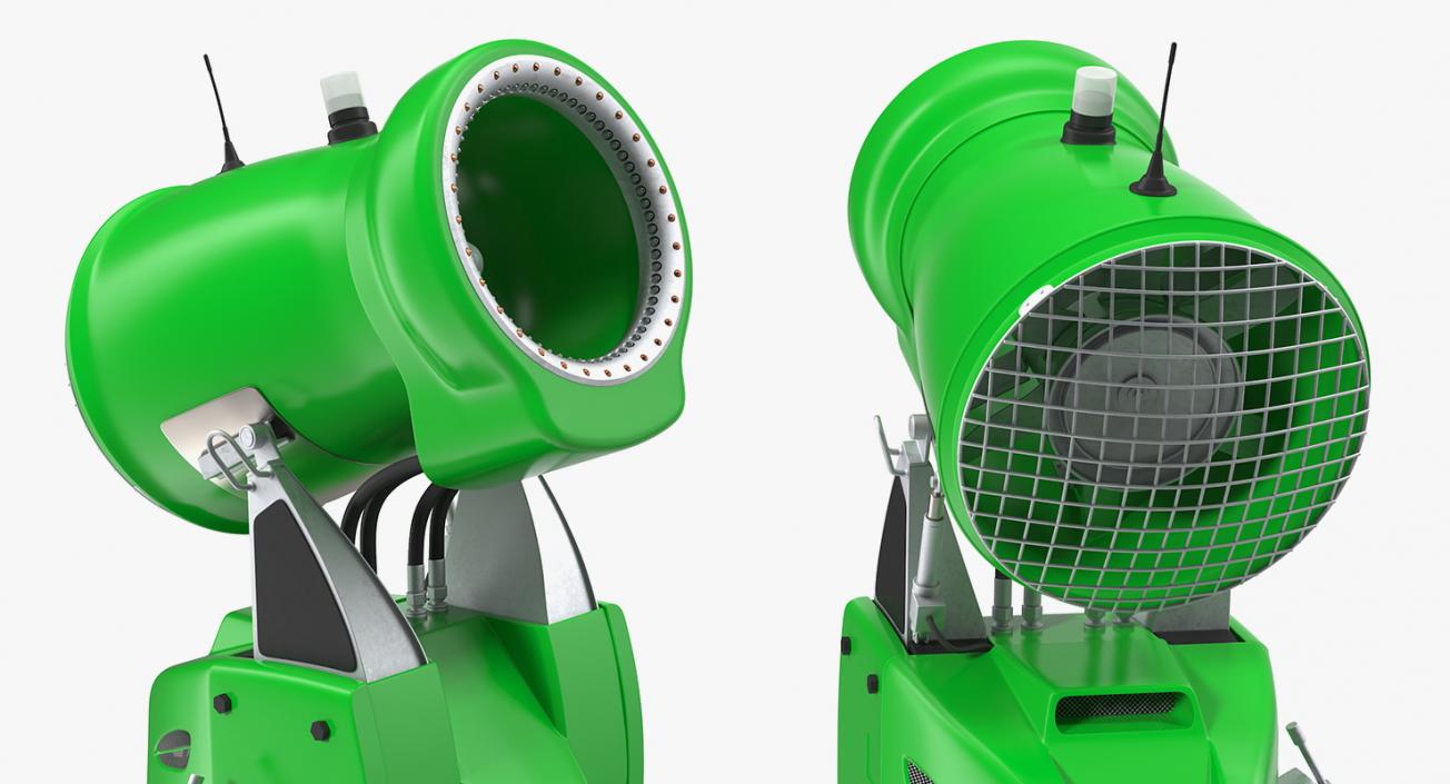 Green Snow Gun 3D model