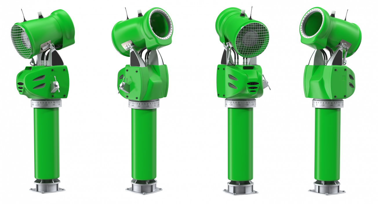 Green Snow Gun 3D model