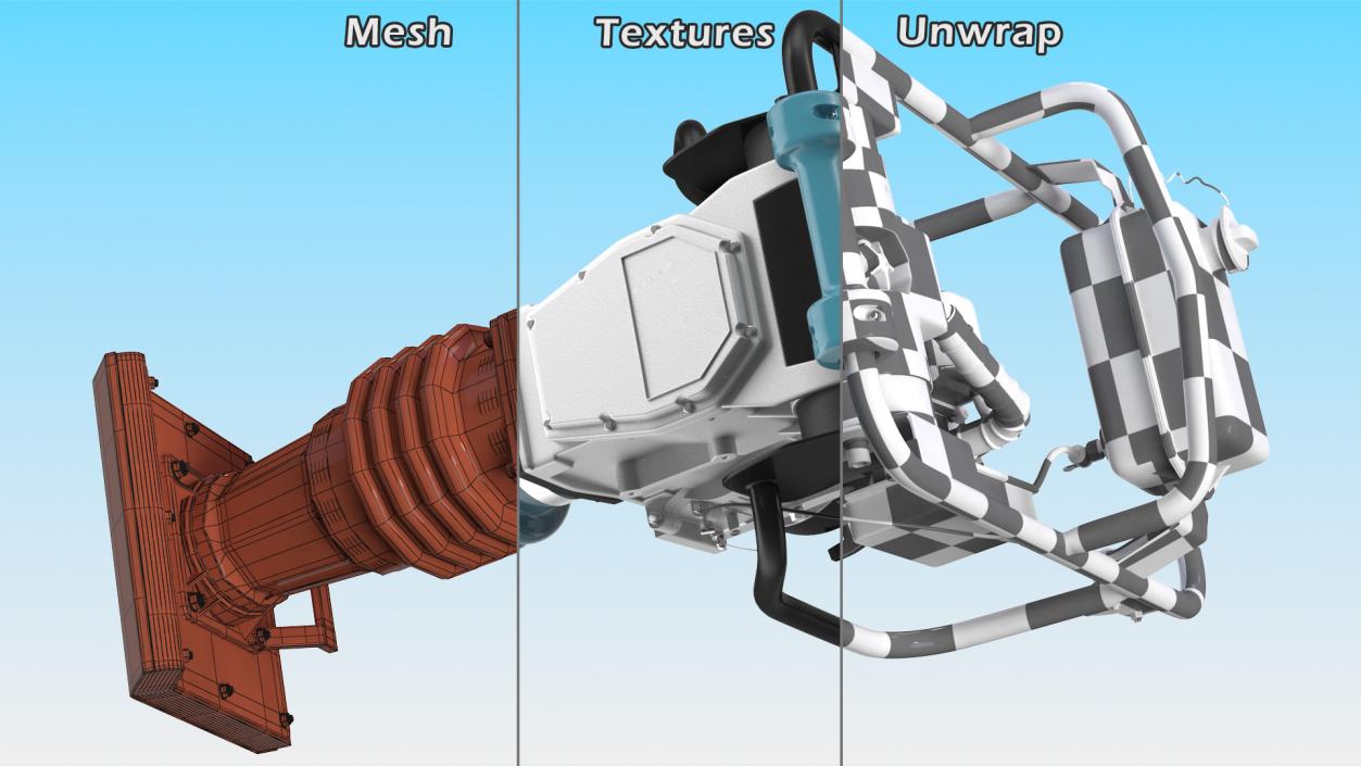 3D Tamping Rammer Rigged