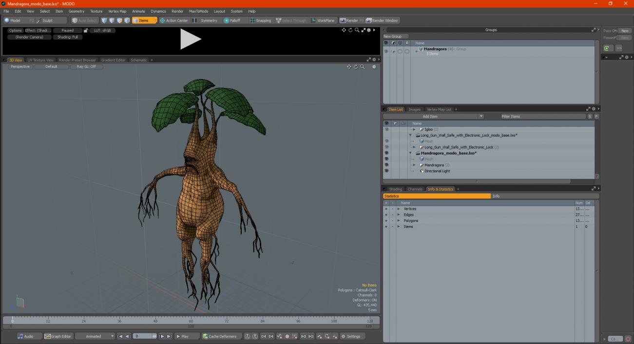 3D model Mandragora