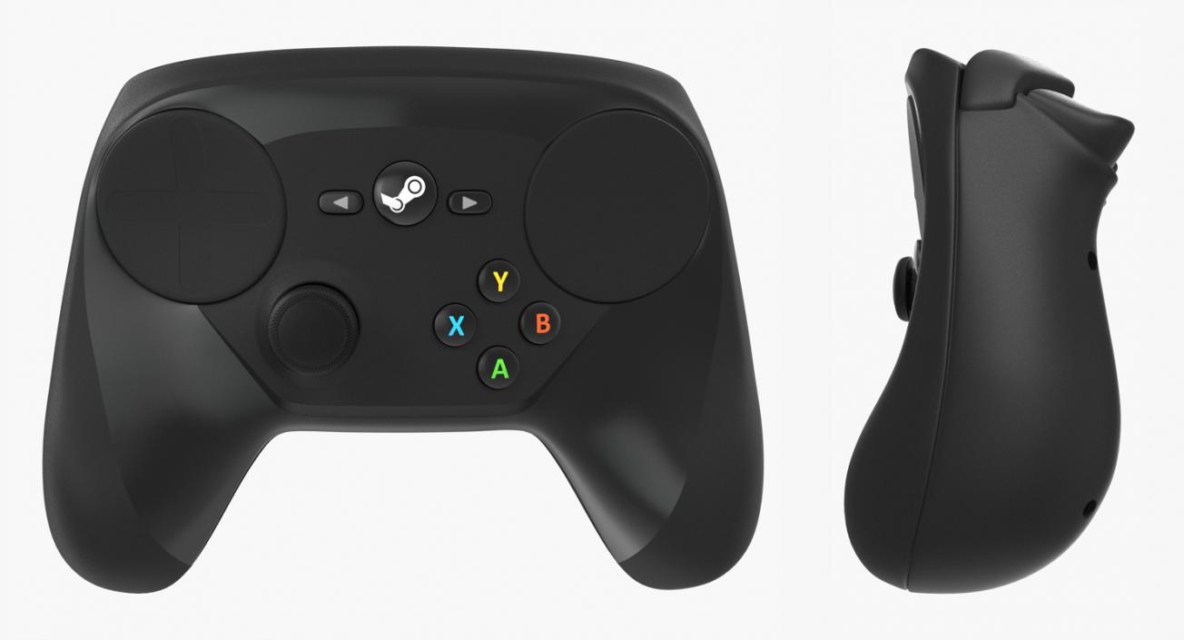 3D Steam Game Controller