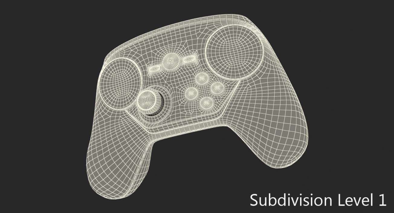 3D Steam Game Controller