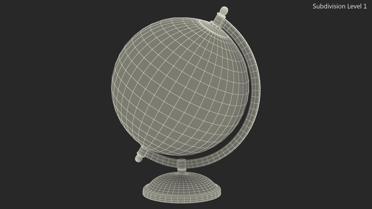 3D Classic Globe model