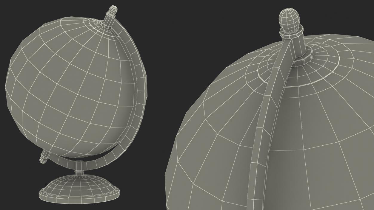 3D Classic Globe model