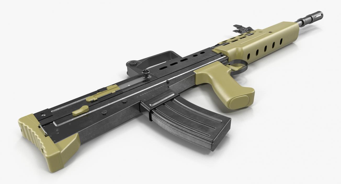 Bullpup Assault Rifle L85A2 3D