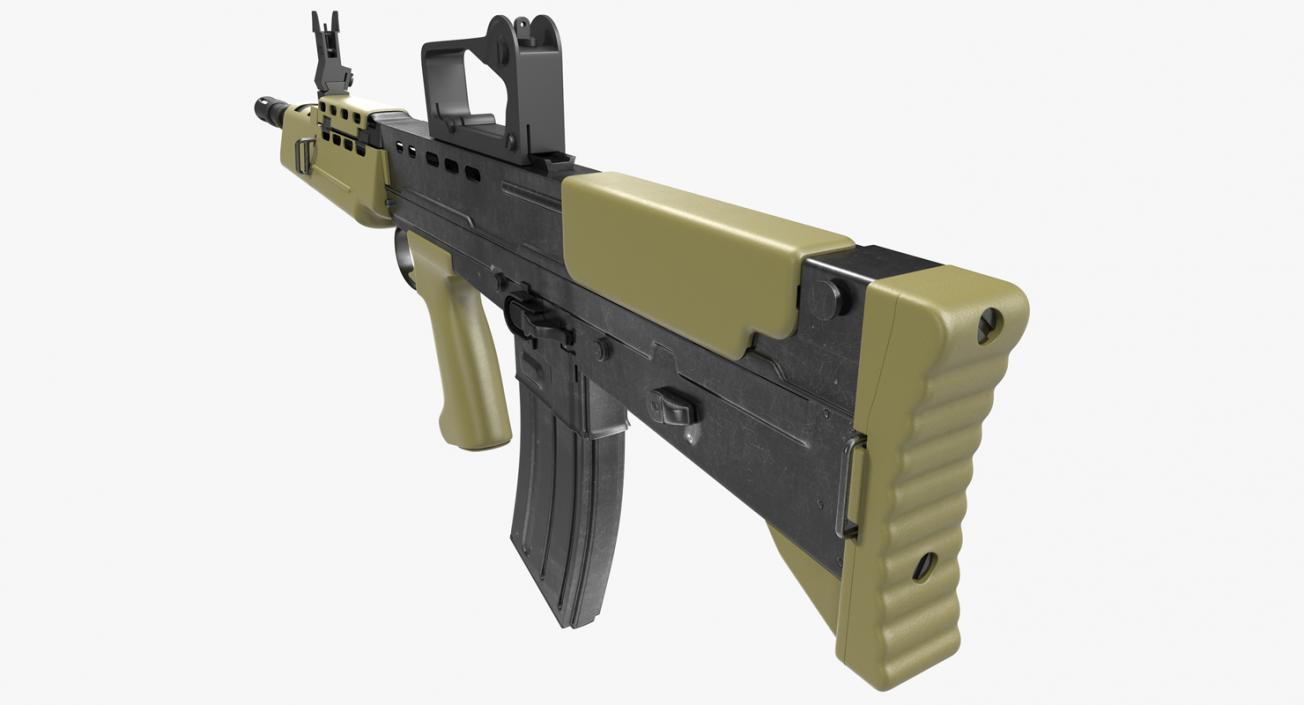 Bullpup Assault Rifle L85A2 3D