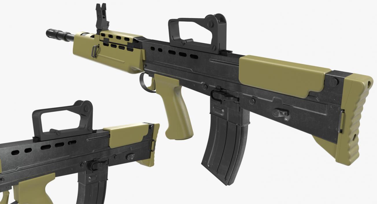 Bullpup Assault Rifle L85A2 3D